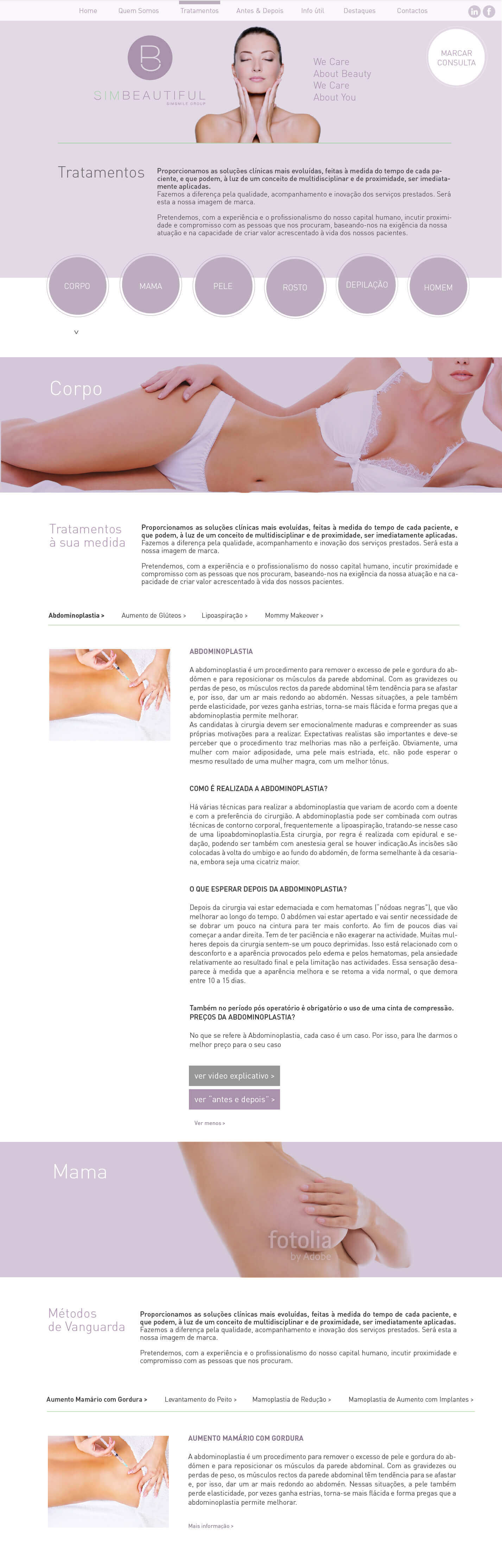 Simbeautiful - Treatments | Luis Serra Freelancer